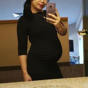 Black Maternity Dress
